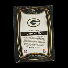 Load image into Gallery viewer, 2020 Panini Select Jordan Love Club Level Rookie Silver Prizm