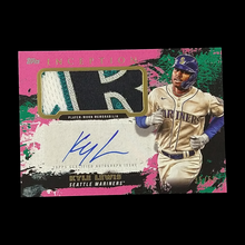 Load image into Gallery viewer, 2021 Topps Inception Kyle Lewis Patch Autograph Serial # /50
