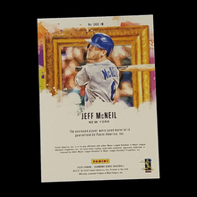 Load image into Gallery viewer, 2020 Panini Diamond Kings Jeff McNeil Quad Patch Serial # /5