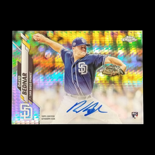 Load image into Gallery viewer, 2020 Topps Chrome David Bednar Rookie Autograph Refractor Serial # /125