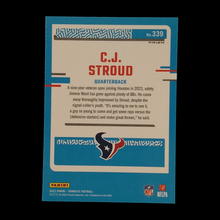 Load image into Gallery viewer, 2023 Panini CJ Stroud Donruss Optic Preview Silver Prizm Rookie