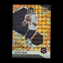 Load image into Gallery viewer, 2021 Panini Mosaic Justin Fields Orange Reactive Prizm Rookie