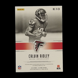 2018 Panini Illusions Calvin Ridley Rookie Patch Serial # /100