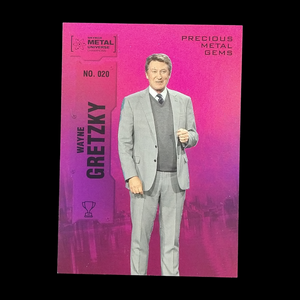 2022 Upper Deck Skybox Metal Universe Wayne Gretzky PMG Precious Metal Gems Serial # /75