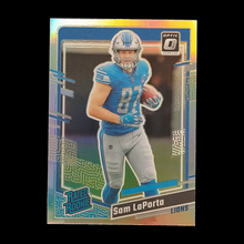 Load image into Gallery viewer, 2023 Panini Donruss Sam Laporta Rated Rookie Optic Preview