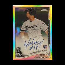 Load image into Gallery viewer, 2014 Topps Chrome Jose Abreu Rookie Refractor Autograph Serial # /499