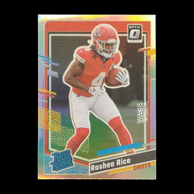 Load image into Gallery viewer, 2023 Panini Donruss Rashee Rice Rated Rookie Optic Holo Preview