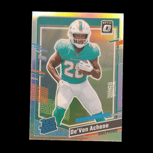 Load image into Gallery viewer, 2023 Panini Donruss De&#39;Von Achane Rated Rookie Optic Preview