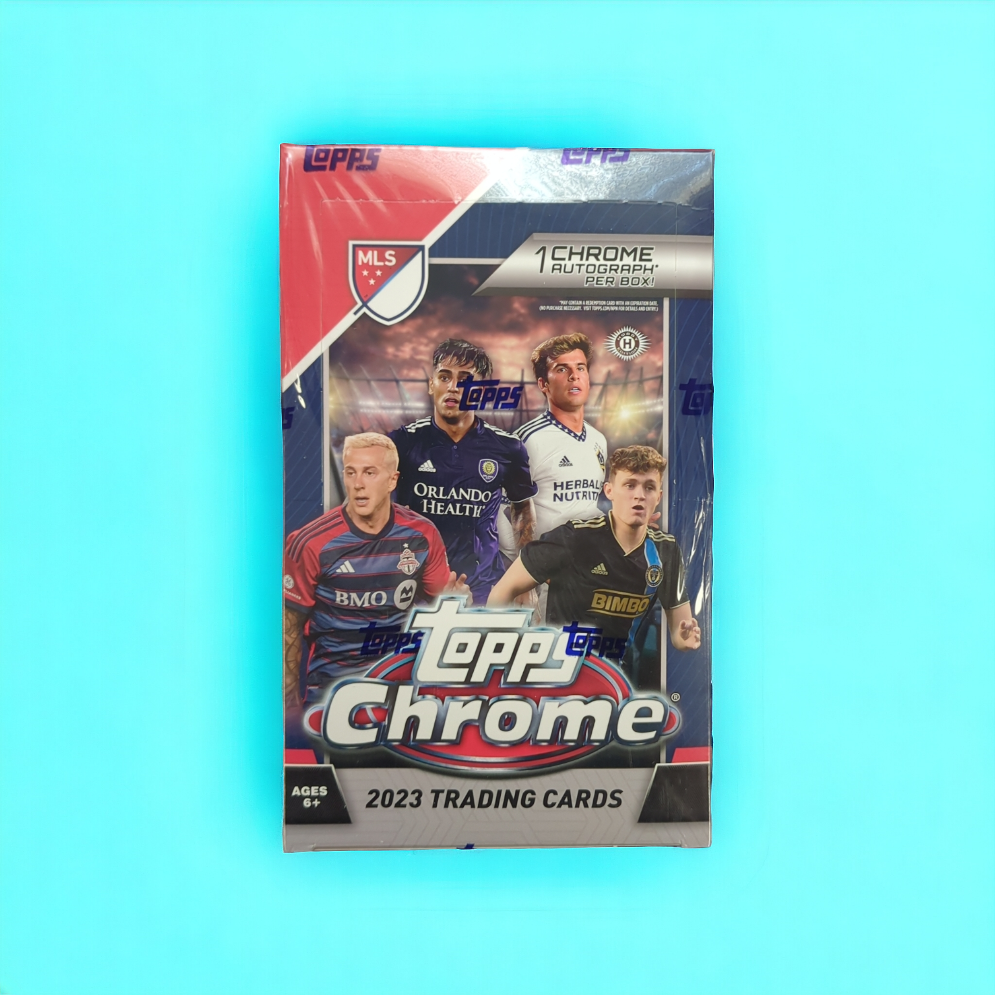 2022 Topps Chrome MLS Major League Soccer Hobby Box