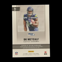Load image into Gallery viewer, 2019 Panini DK Metcalf Player Of The Day Rookie