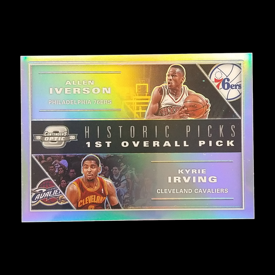 2019-20 Panini Optic Contenders Allen Iverson & Kyrie Irving Prizm