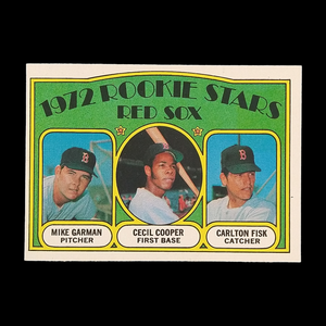 1972 Topps Red Sox Rookies Carlton Fisk #79