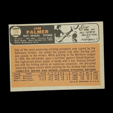 Load image into Gallery viewer, 1966 Topps Jim Palmer Rookie #126