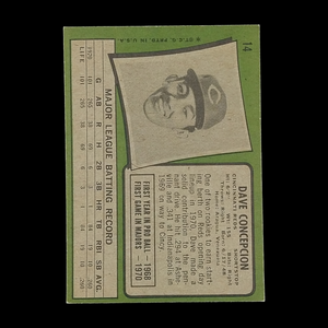 1971 Topps Dave Concepcion Rookie #14