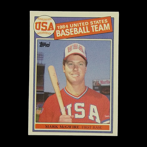 1985 Topps Mark McGwire USA Rookie #401 