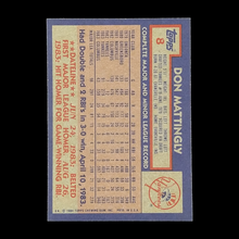 Load image into Gallery viewer, 1984 Topps Don Mattingly Rookie #8