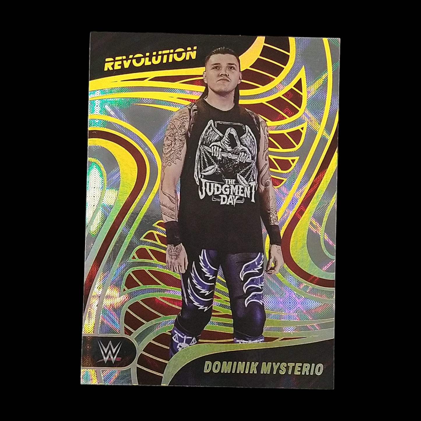 2023 Panini Revolution Dominik Mysterio Galactic Prizm SSP