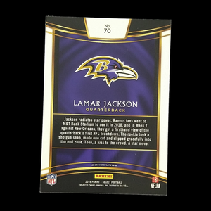 2018 Panini Select Lamar Jackson Concourse Rookie