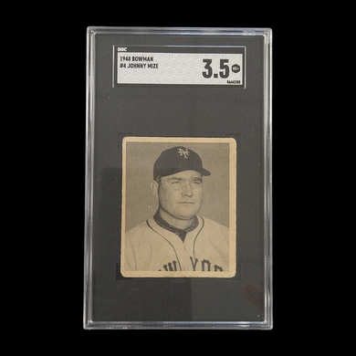 1948 Bowman Johnny Mize #4 SGC 3.5