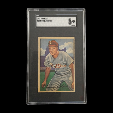 1952 Bowman Richie Ashburn #53 SGC 5