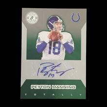 Load image into Gallery viewer, 2011 Panini Peyton Manning Totally Certified Emerald Autograph Serial # /5