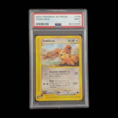 2003 Pokemon Skyridge Teddiursa PSA 9