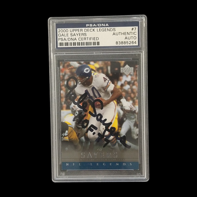 2000 Upper Deck Legends Gale Sayers PSA/DNA Autograph