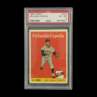 1958 Topps Orlando Cepeda #343 PSA 6