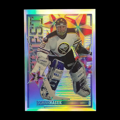 1995-96 Topps Mystery Finest Dominik Hasek Refractor