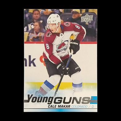 2019-20 Upper Deck Series 2 Cale Makar Young Guns Rookie #493