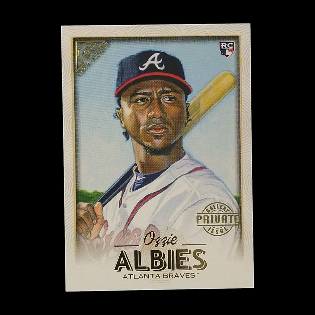 2018 Topps Gallery Ozzie Albies Private Issue Rookie Serial # /250