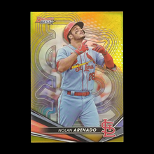 Load image into Gallery viewer, 2022 Bowman&#39;s Best Nolan Arenado Gold Refractor Serial # /50