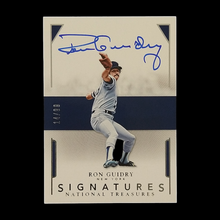 Load image into Gallery viewer, 2016 Panini National Treasures Ron Guidry Autograph Serial # /99