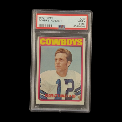 1972 Topps Roger Staubach Rookie #200 PSA 4 MC