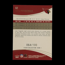 Load image into Gallery viewer, 2004 Flair Showcase Larry Fitzgerald Rookie Serial # /100