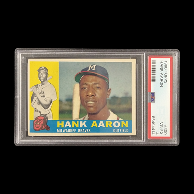 1960 Topps Hank Aaron #300 PSA 4