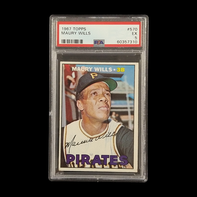 1967 Topps Maury Wills #570 PSA 5