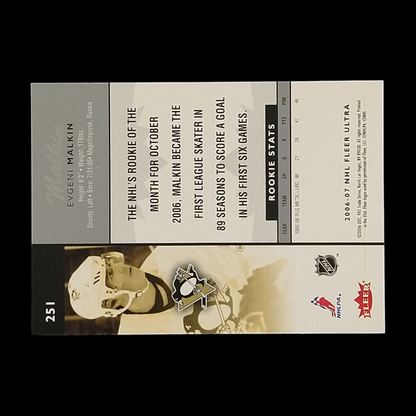 2006-07 Fleer Ultra Evgeni Malkin Rookie #251