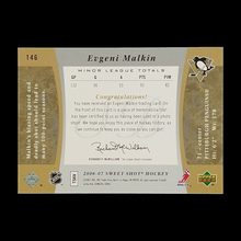 Load image into Gallery viewer, 2006-07 Upper Deck Evgeni Malkin Sweet Spot Rookie Jersey Serial # /499