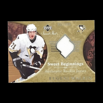 2006-07 Upper Deck Evgeni Malkin Sweet Spot Rookie Jersey Serial # /499