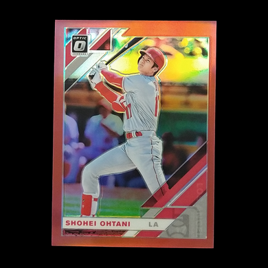 2019 Panini Donruss Optic Shohei Ohtani Red Prizm Serial # /60