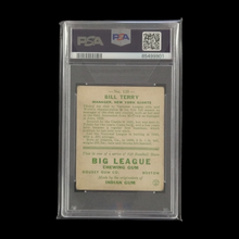 Load image into Gallery viewer, 1933 Goudey Bill Terry #125 PSA 1