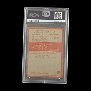 1965 Philadelphia Johnny Unitas #12 PSA 6