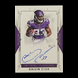 2017 Panini National Treasures Dalvin Cook Rookie Autograph Serial # /99