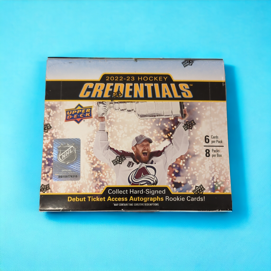2022-23 Upper Deck Credentials Hockey Hobby Box