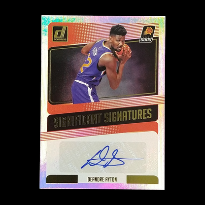 2018-19 Panini Donruss DeAndre Ayton Rookie Autograph