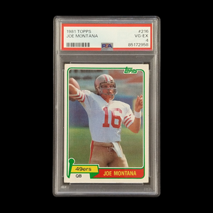 1981 Topps Joe Montana #216 Rookie PSA 4