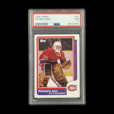 1986 Topps Patrick Roy #53 PSA 7