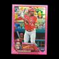 2023 Topps Chrome Jordan Walker Rookie Pink Refractor #209