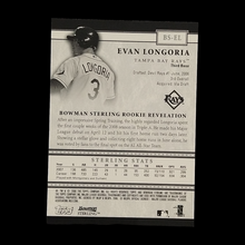 Load image into Gallery viewer, 2008 Bowman Sterling Evan Longoria Rookie Autograph